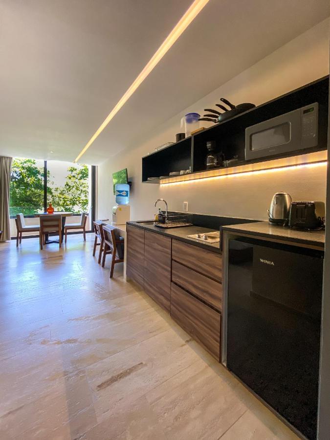 Big Studio At Kaab By The Beach With Roof Top Pool, Sauna And Jacuzzi Near Paseo Del Carmen Mall بلايا ديل كارمن المظهر الخارجي الصورة
