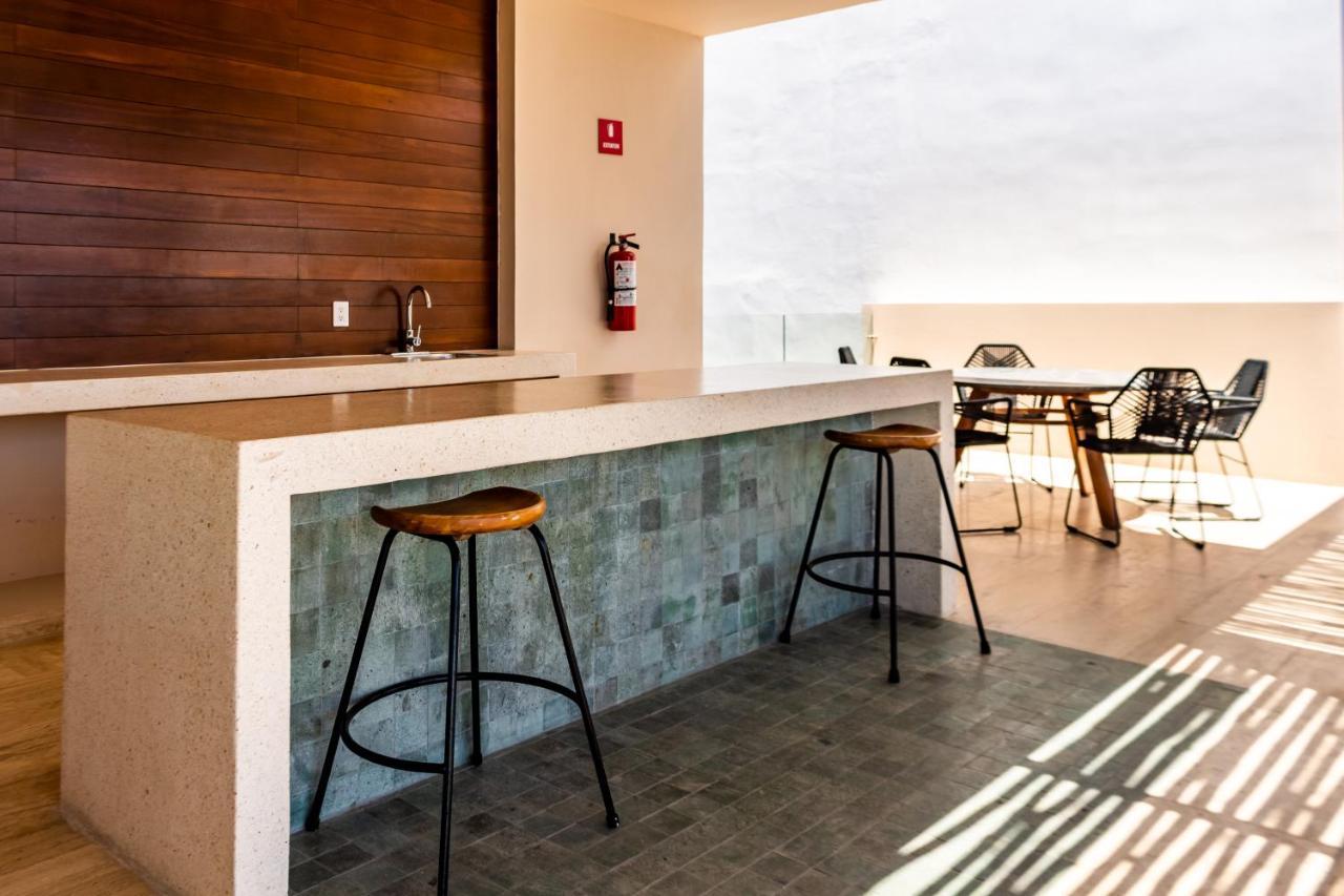 Big Studio At Kaab By The Beach With Roof Top Pool, Sauna And Jacuzzi Near Paseo Del Carmen Mall بلايا ديل كارمن المظهر الخارجي الصورة