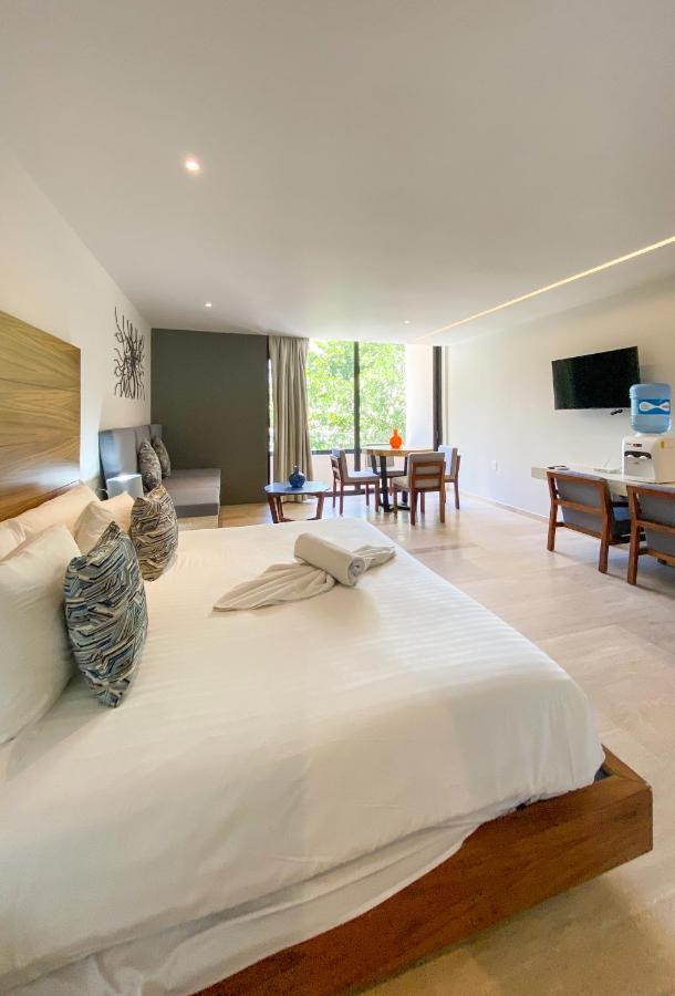 Big Studio At Kaab By The Beach With Roof Top Pool, Sauna And Jacuzzi Near Paseo Del Carmen Mall بلايا ديل كارمن المظهر الخارجي الصورة