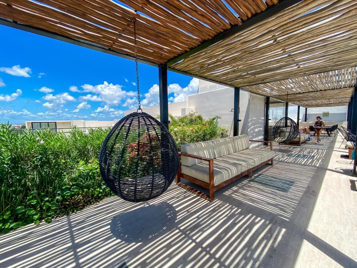 Big Studio At Kaab By The Beach With Roof Top Pool, Sauna And Jacuzzi Near Paseo Del Carmen Mall بلايا ديل كارمن المظهر الخارجي الصورة