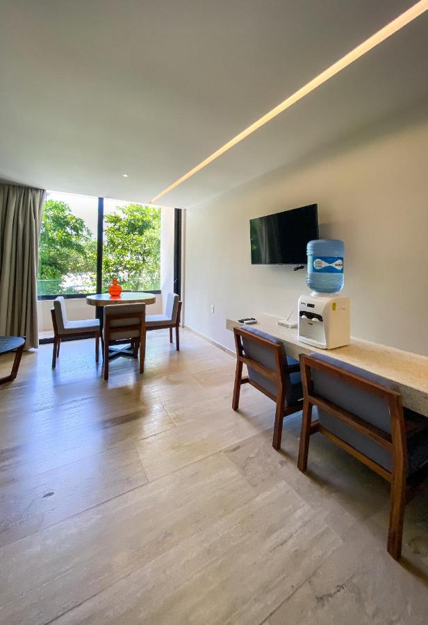 Big Studio At Kaab By The Beach With Roof Top Pool, Sauna And Jacuzzi Near Paseo Del Carmen Mall بلايا ديل كارمن المظهر الخارجي الصورة